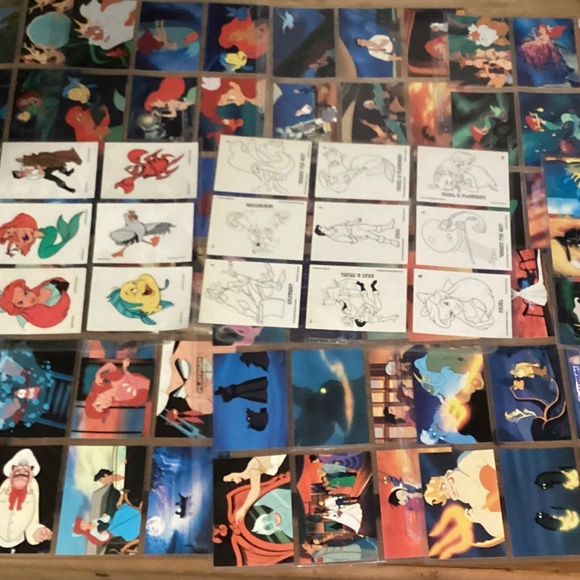 1991 Disney Little Mermaid Pro Set Trading Cards Complete Base Set 1-90 + extras - Picture 1 of 16